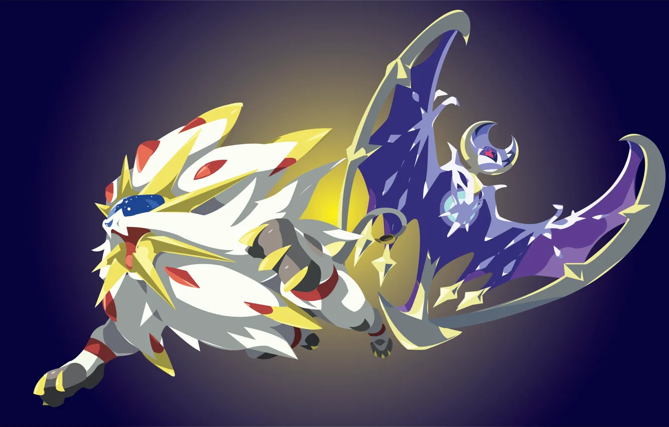 Photo wallpaper game, blue, lion, pokemon, Pokémon Sun & Moon, Pokémon, Pokémon Sun and Moon