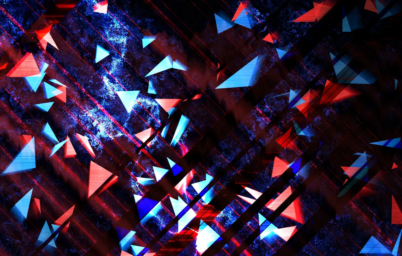 Photo wallpaper light, pattern, color, figure, triangle, layer