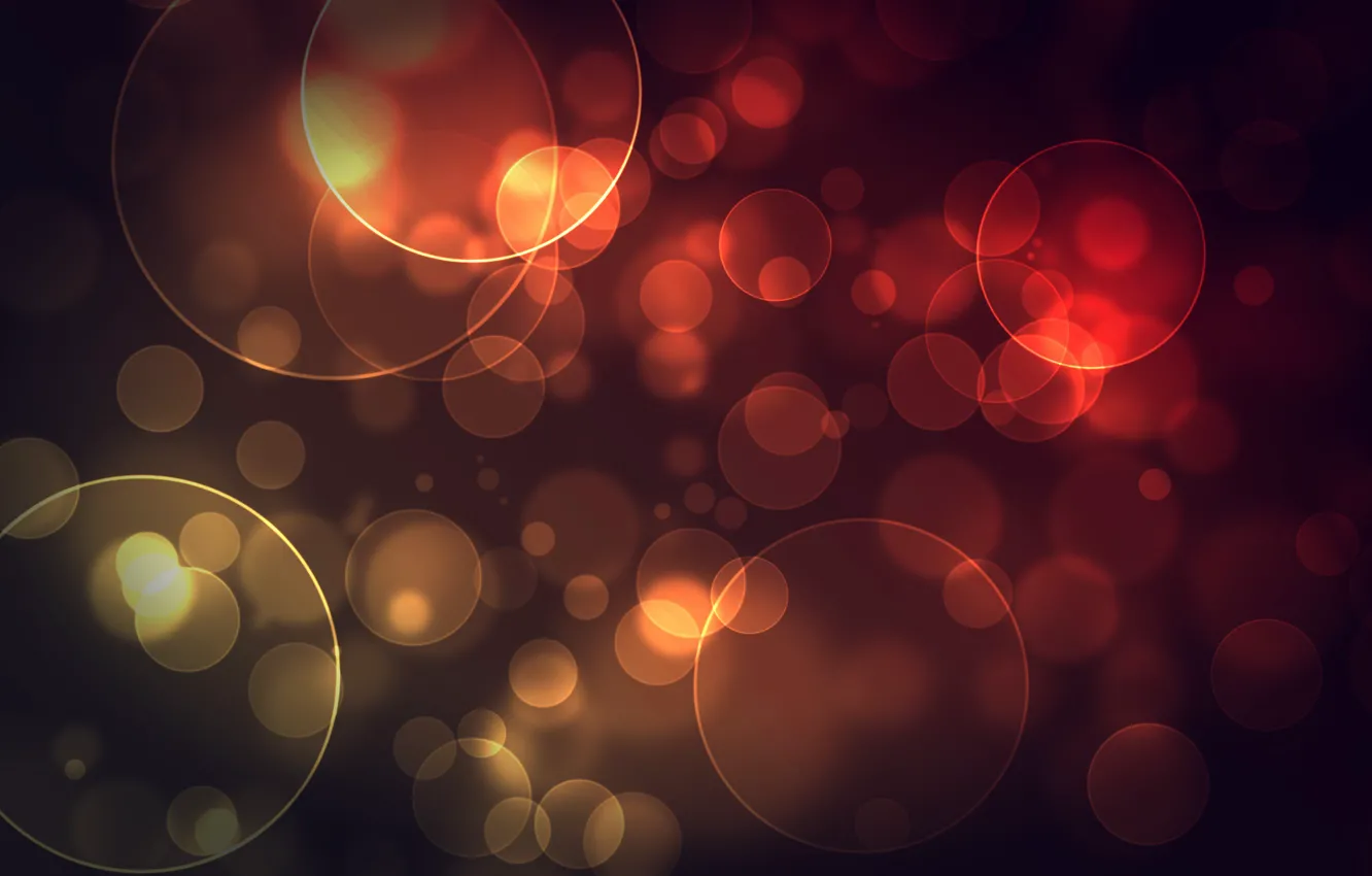 Photo wallpaper circles, abstraction, paint, colors, circles, patterns, bokeh, bokeh