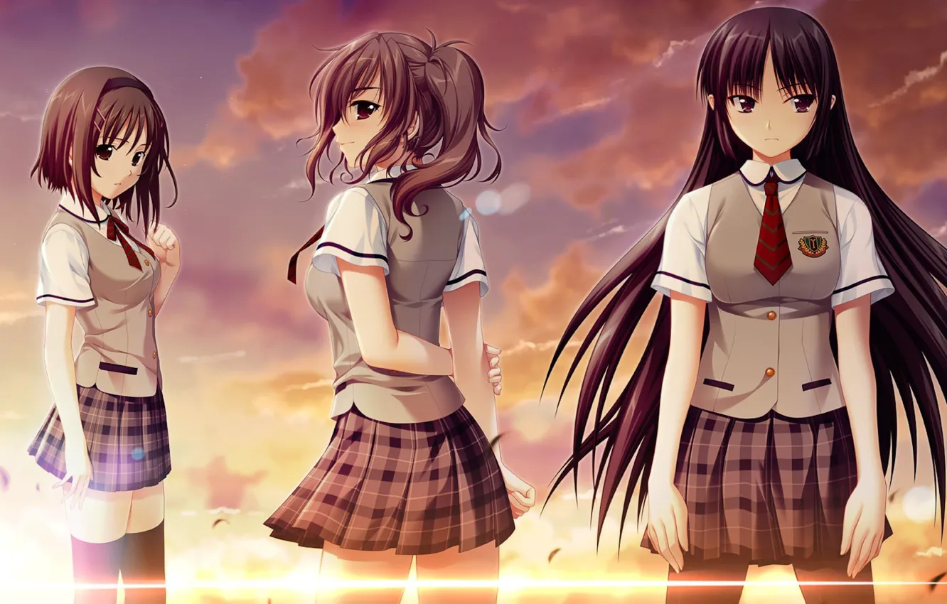 Photo wallpaper girl, love, girls, anime, beautiful, beauty, sweet, lovely