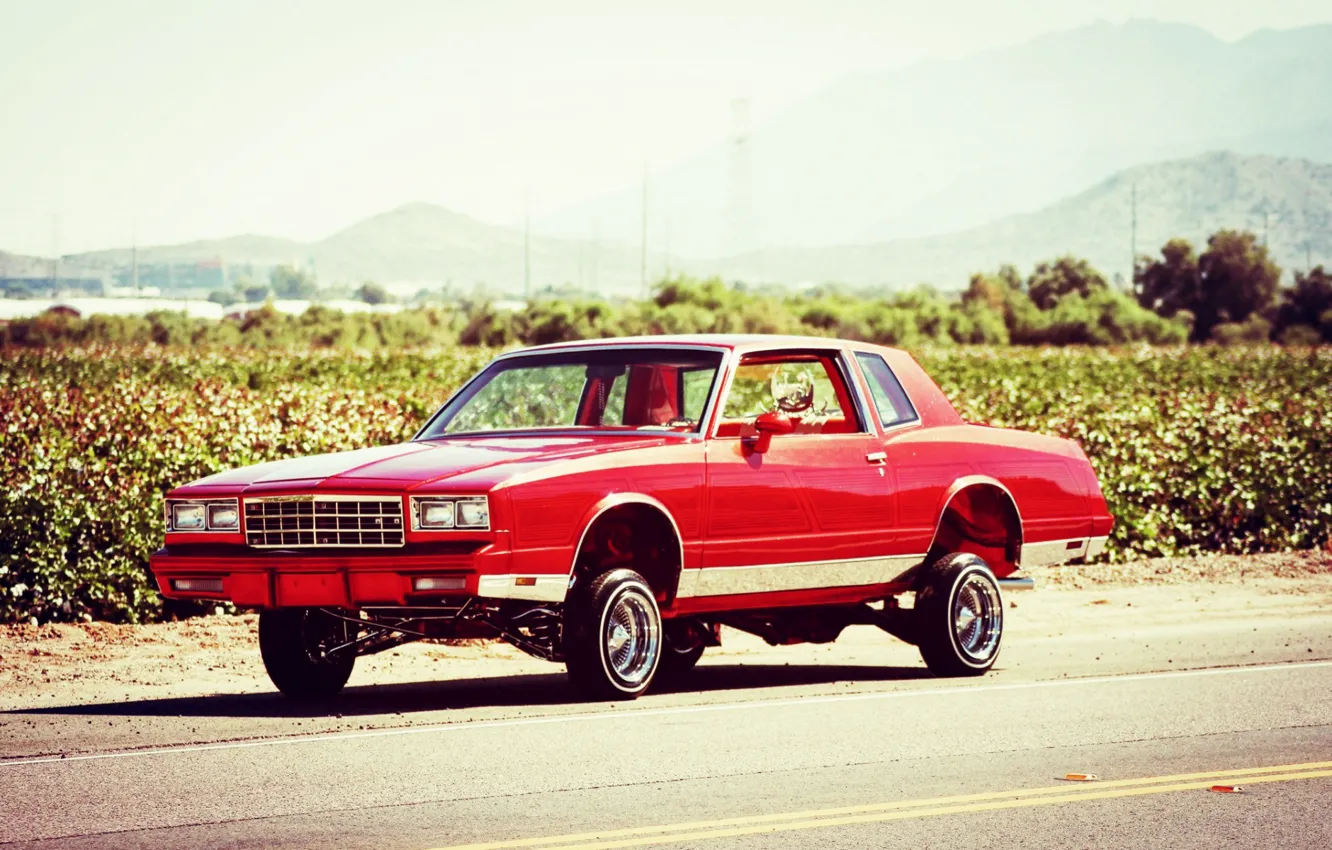 Photo wallpaper Chevrolet, Tuning, Lowrider, Monte Carlo