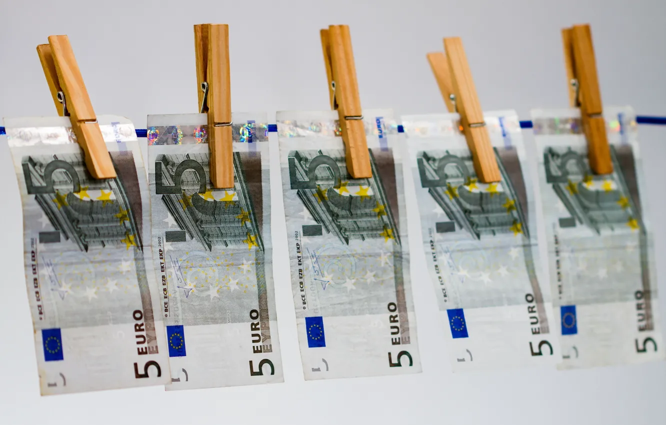 Photo wallpaper background, money, Euro