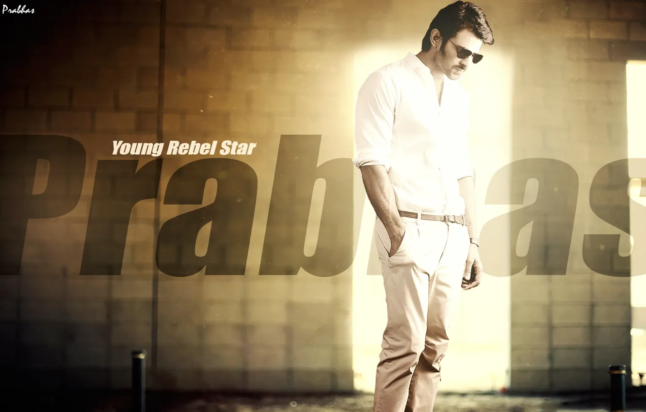 Photo wallpaper Photoshop, smile, autumn, men, hero, cool, movies, Tollywood