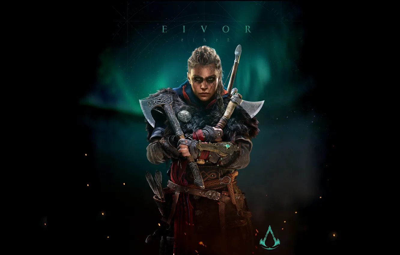 Photo wallpaper warrior, Assassin's Creed, Assassin's Creed Valhalla, Shaved
