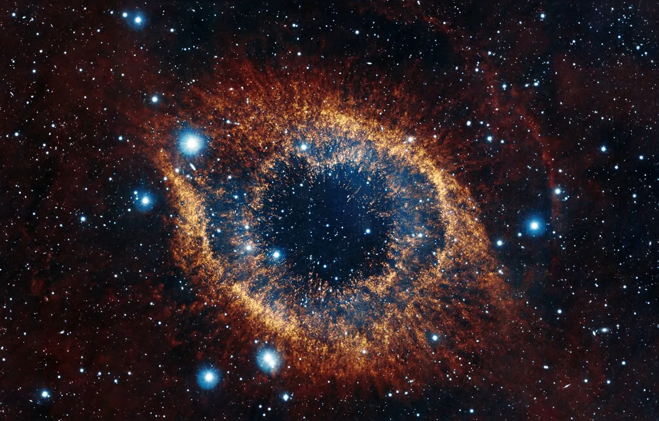 Photo wallpaper nebula, cosmos, helix