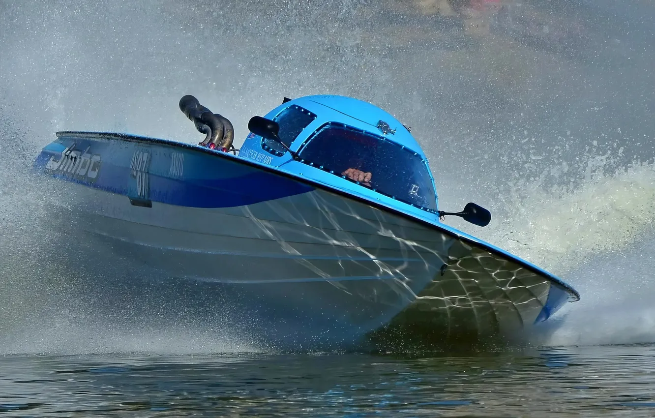 Photo wallpaper race, boat, speed