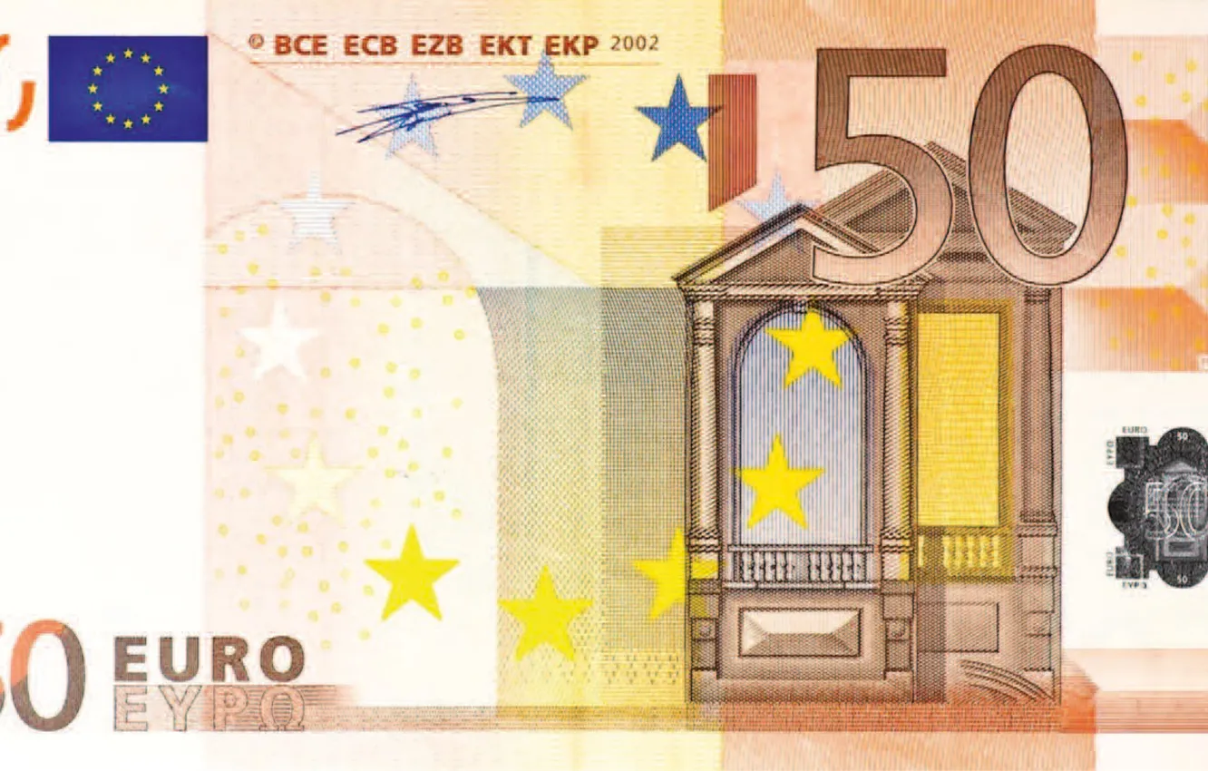 Photo wallpaper money, Euro, currency, bills