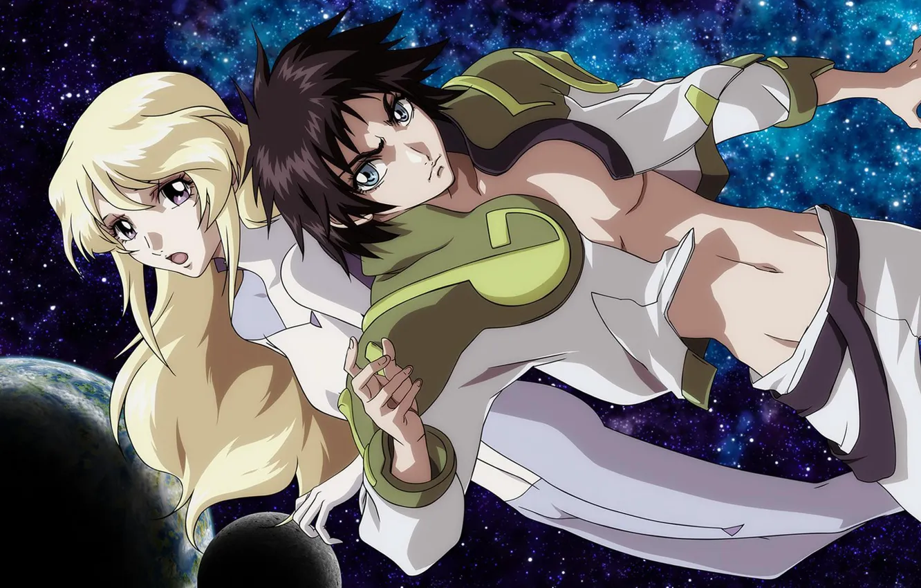 Photo wallpaper space, fiction, anime, heroic age