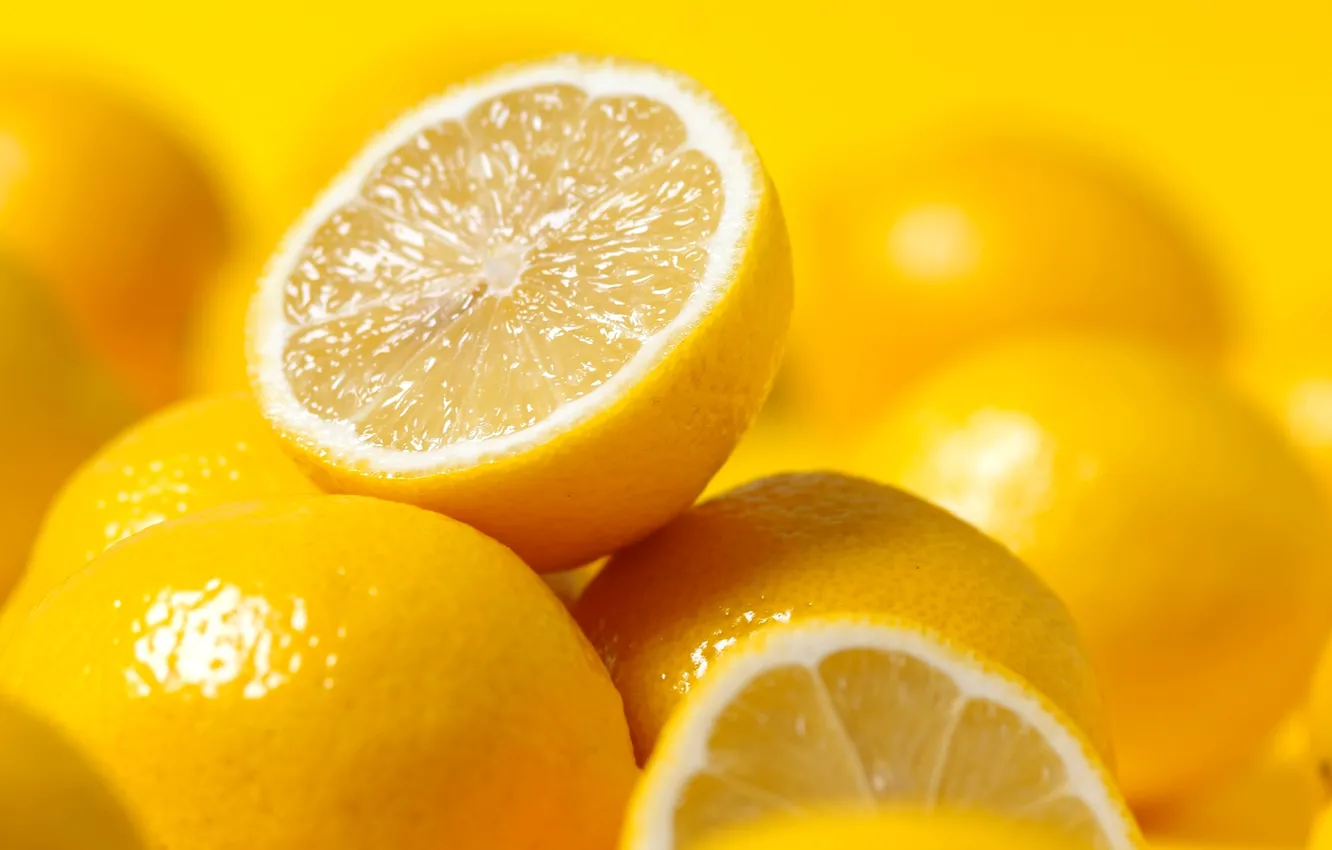 Photo wallpaper fruit, citrus, lemons, fruit, lemons