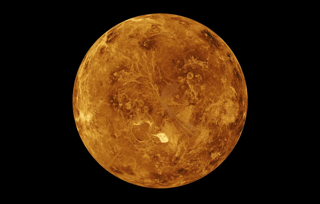 Photo wallpaper space, planet, Venus