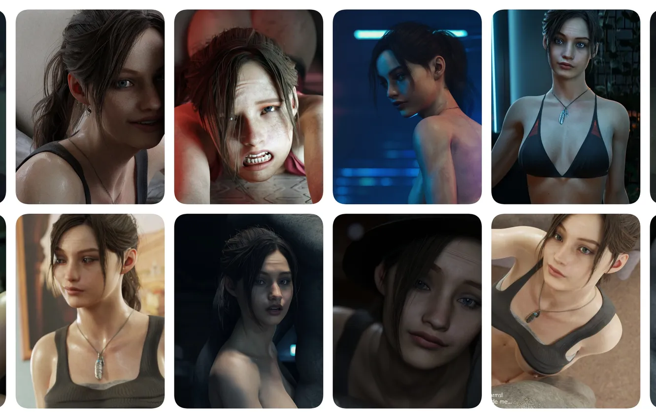 Photo wallpaper Capcom, Residen Evil, Claire Redfield, Game Art, Resident Evil 2 Remake