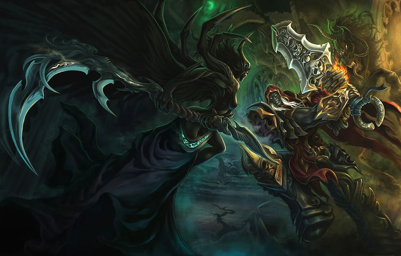 Photo wallpaper the demon, warrior, darksiders, The fourth seal is broken