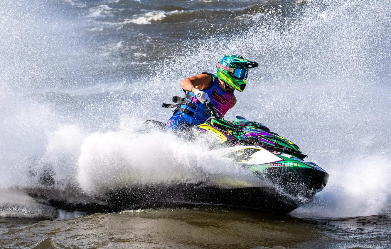 Photo wallpaper speed, boats, races