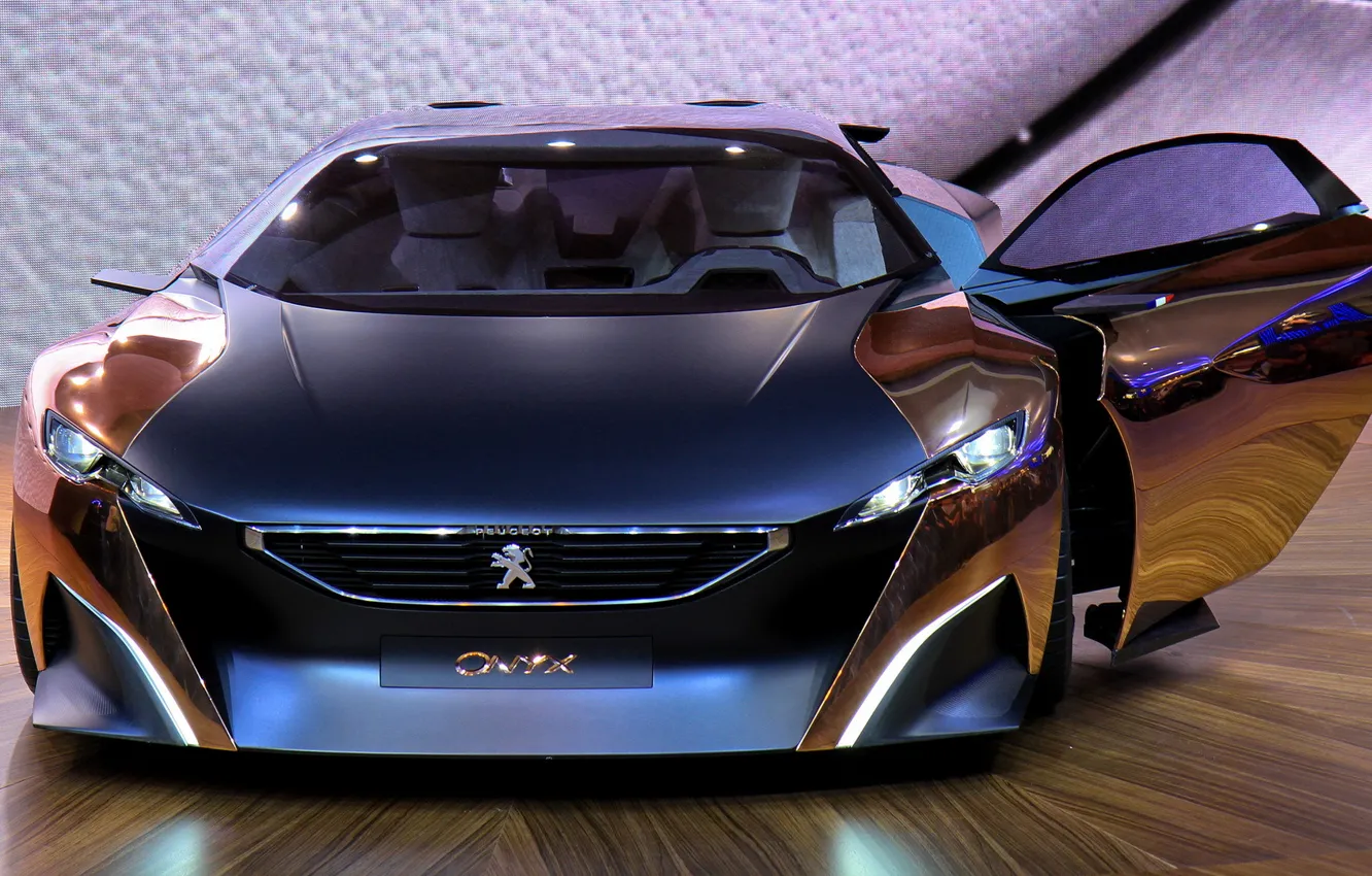 Photo wallpaper machine, peugeot, onyx