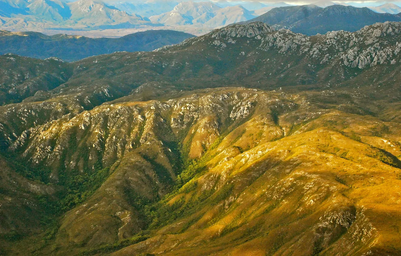 Photo wallpaper mountains, Australia, relief