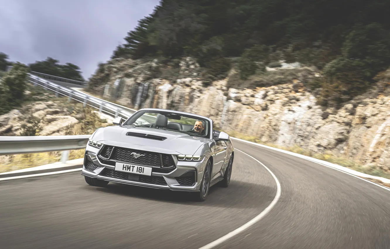 Photo wallpaper Mustang, Ford, Ford Mustang GT Convertible