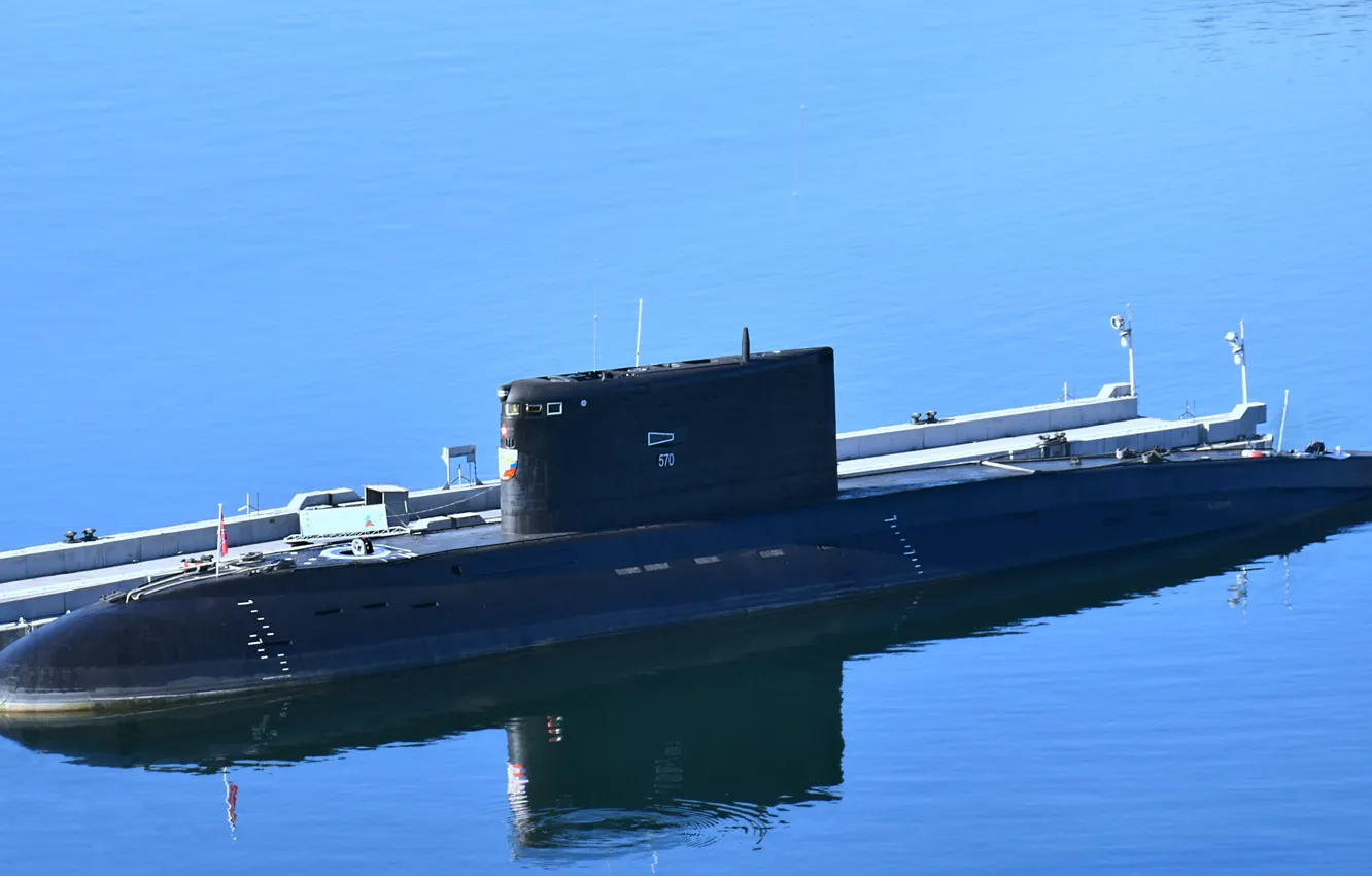 Photo wallpaper submarine, diesel, Kolpino