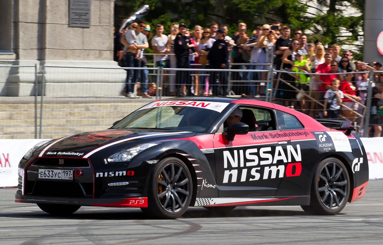 Photo wallpaper R35, Nissan GT-R, G-Drive, Mark Shulzhitsky