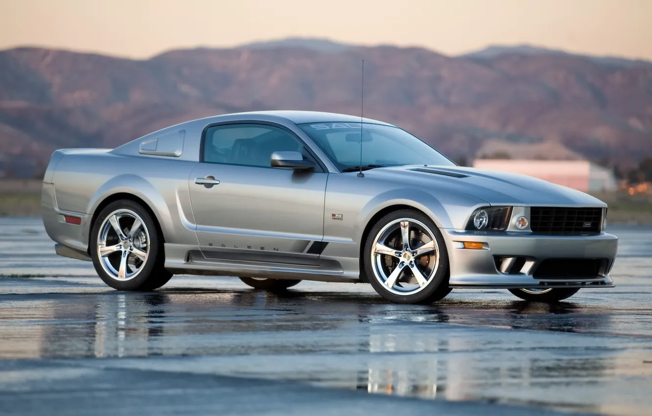 Photo wallpaper Mustang, Ford, 2008, Saleen, S302, extreme