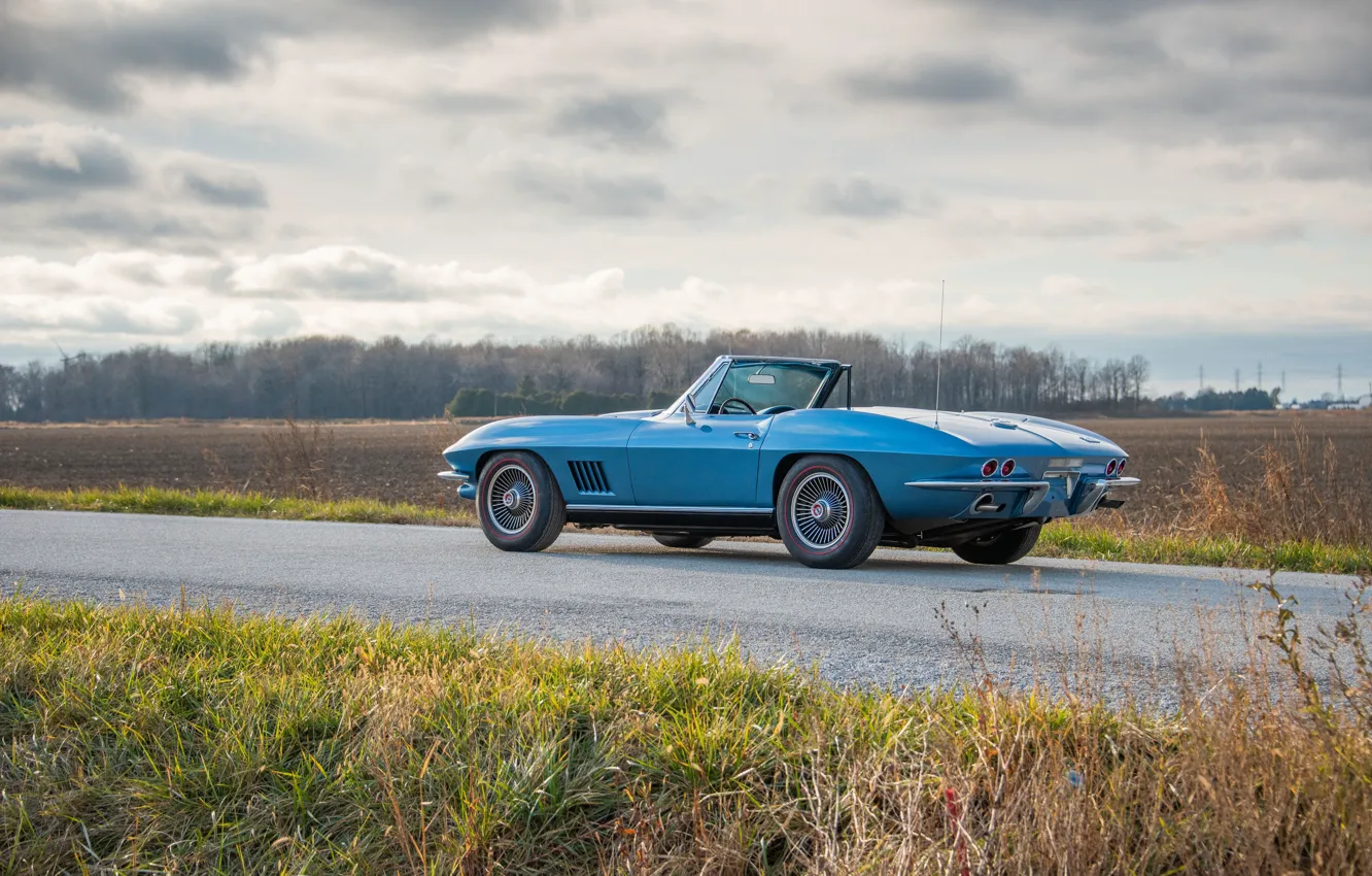 Photo wallpaper Corvette, Chevrolet, roadster, 1967 Chevrolet Corvette Sting Ray