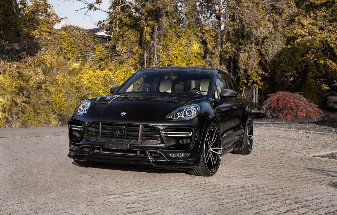 Photo wallpaper Porsche, Porsche, TechArt, Macan, makan