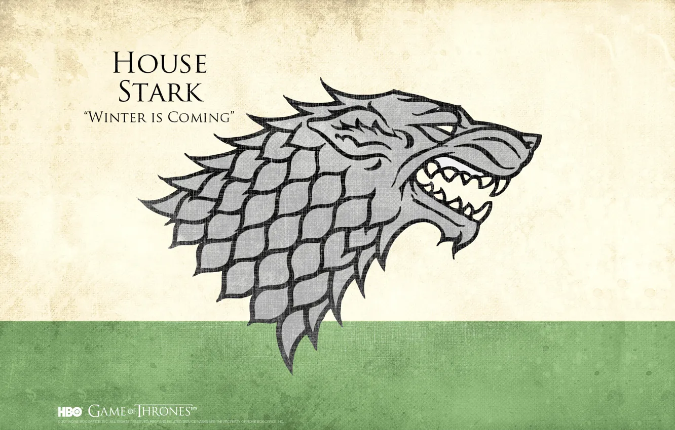 Photo wallpaper wolf, mouth, Game of Thrones, Game of thrones