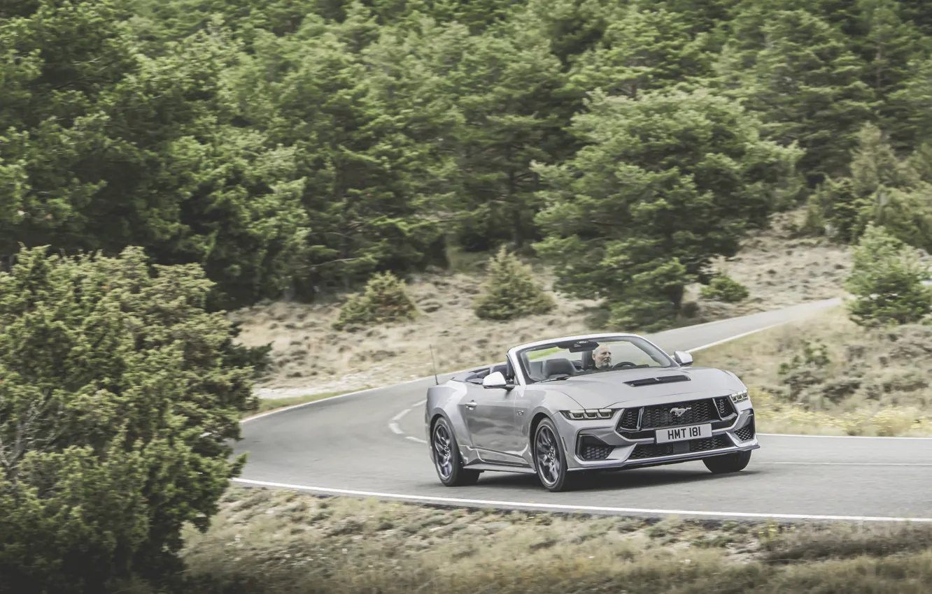Photo wallpaper Mustang, Ford, Ford Mustang GT Convertible