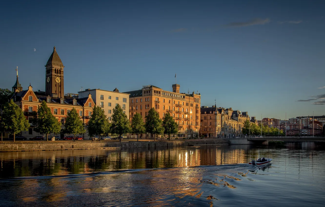 Photo wallpaper building, Sweden, Norrkoping