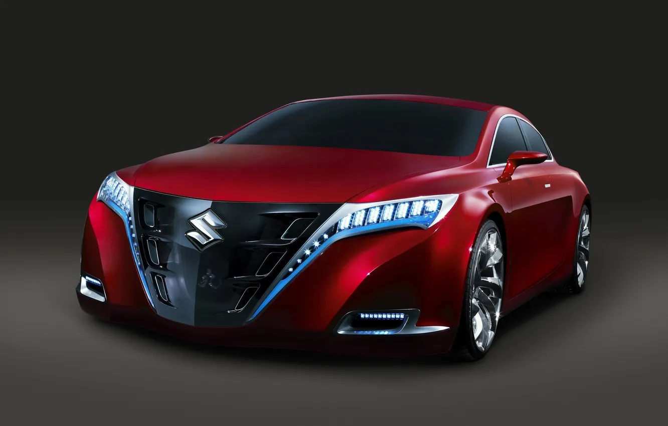 Photo wallpaper xenon, lights, sports, car