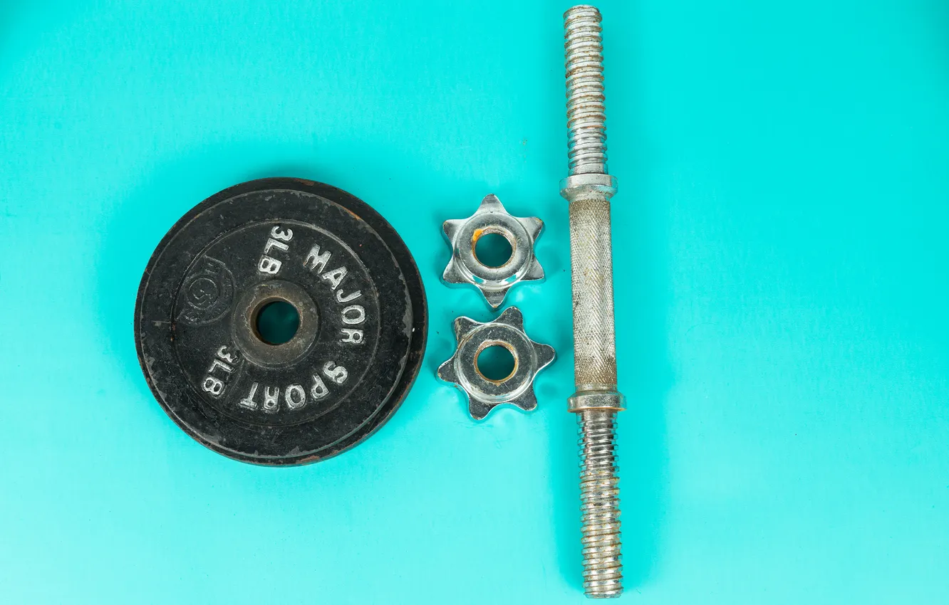 Photo wallpaper equipment, dumbbell, weight