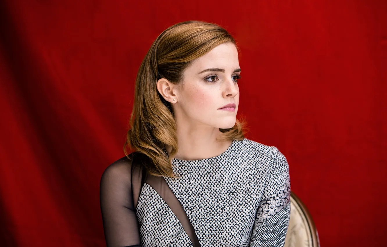 Photo wallpaper portrait, actress, Emma Watson, Emma Watson