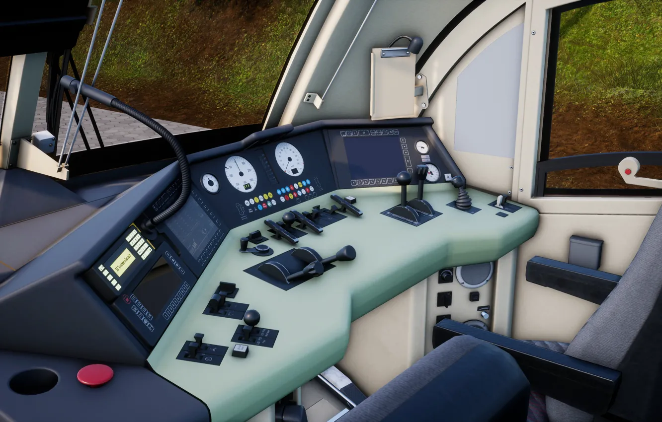 Photo wallpaper train, Germany, train, locomotive, Russia, train, Locomotive, Train Sim World 2020