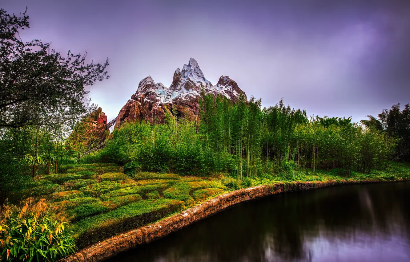 Photo wallpaper the sky, landscape, nature, beauty