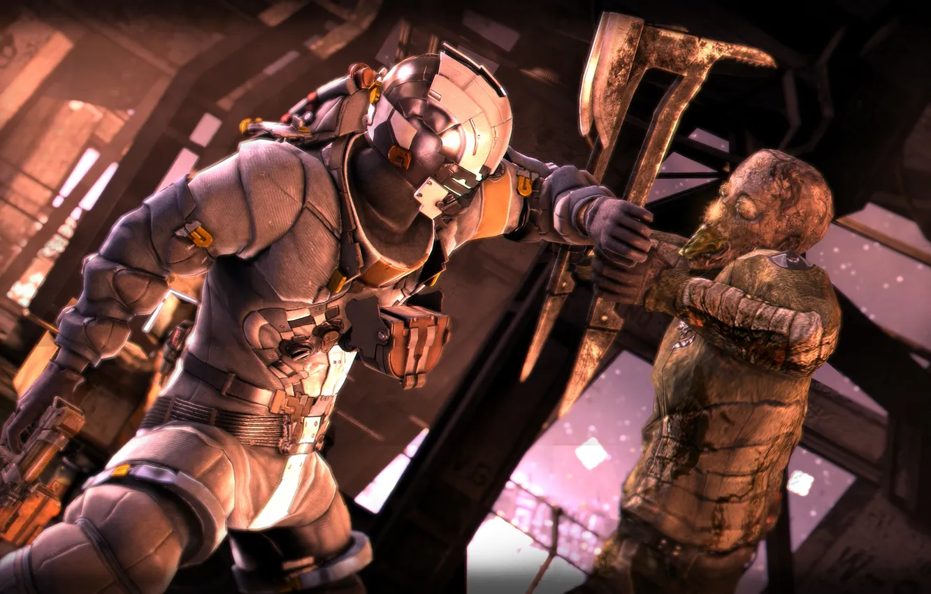 Photo wallpaper Dead Space, dead space, isaac, nekromorf