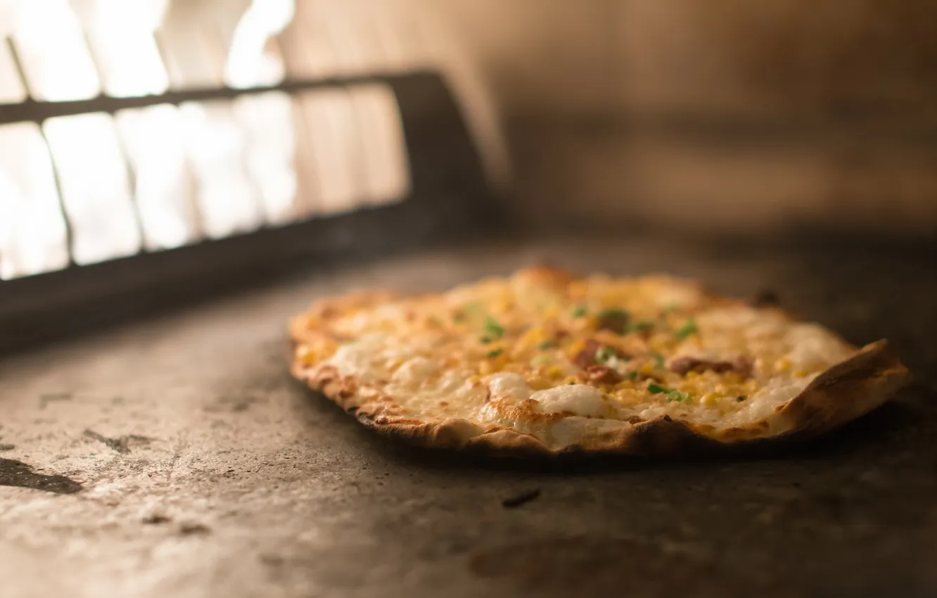 Photo wallpaper background, food, pizza