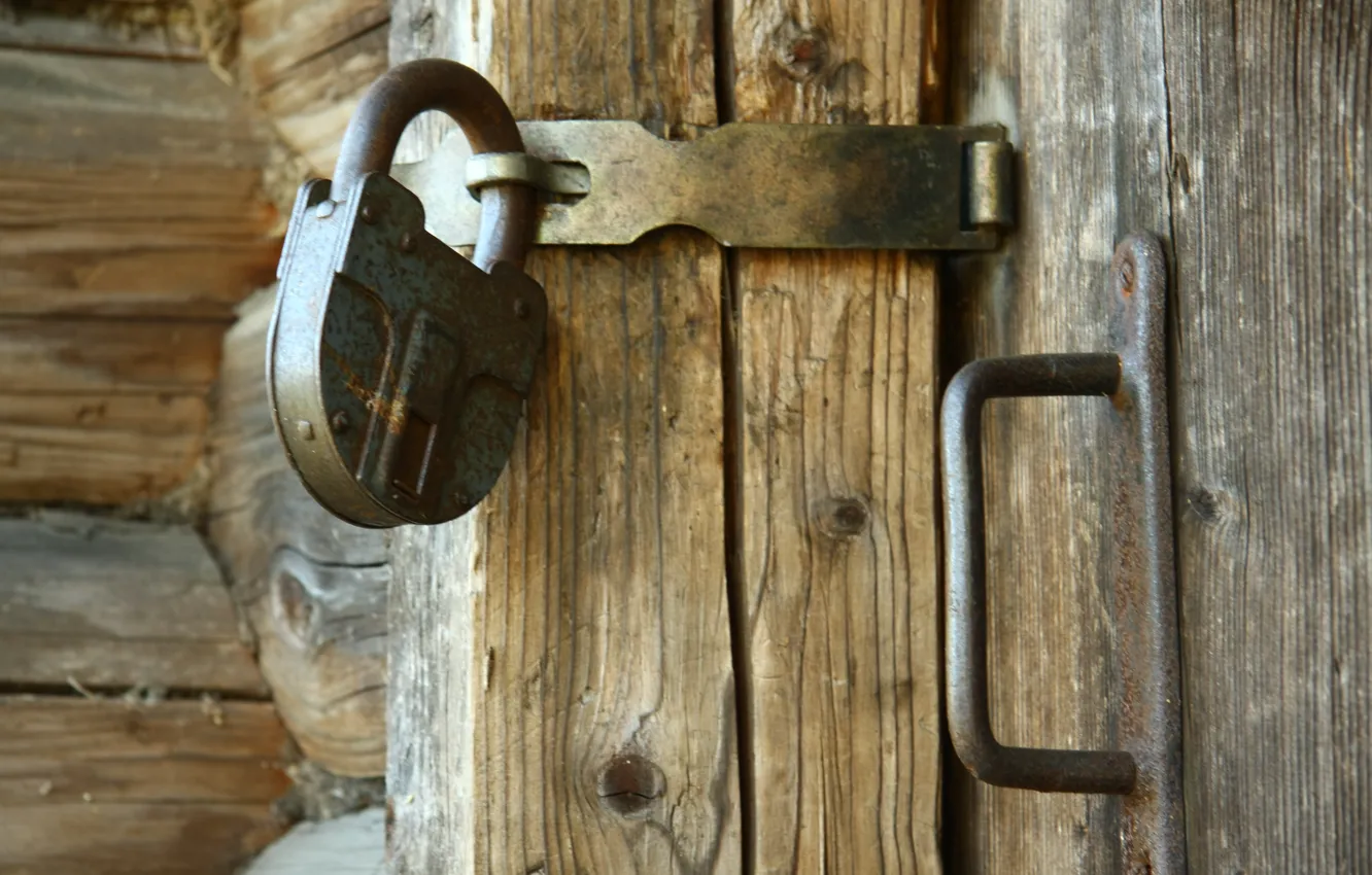 Photo wallpaper castle, mood, village, the door, bath, different