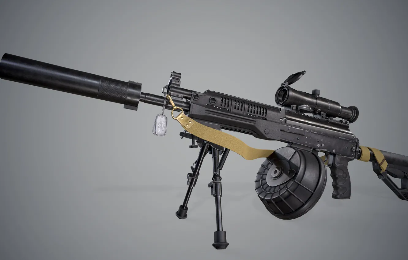 Photo wallpaper Russia, Machine gun, RPK-16