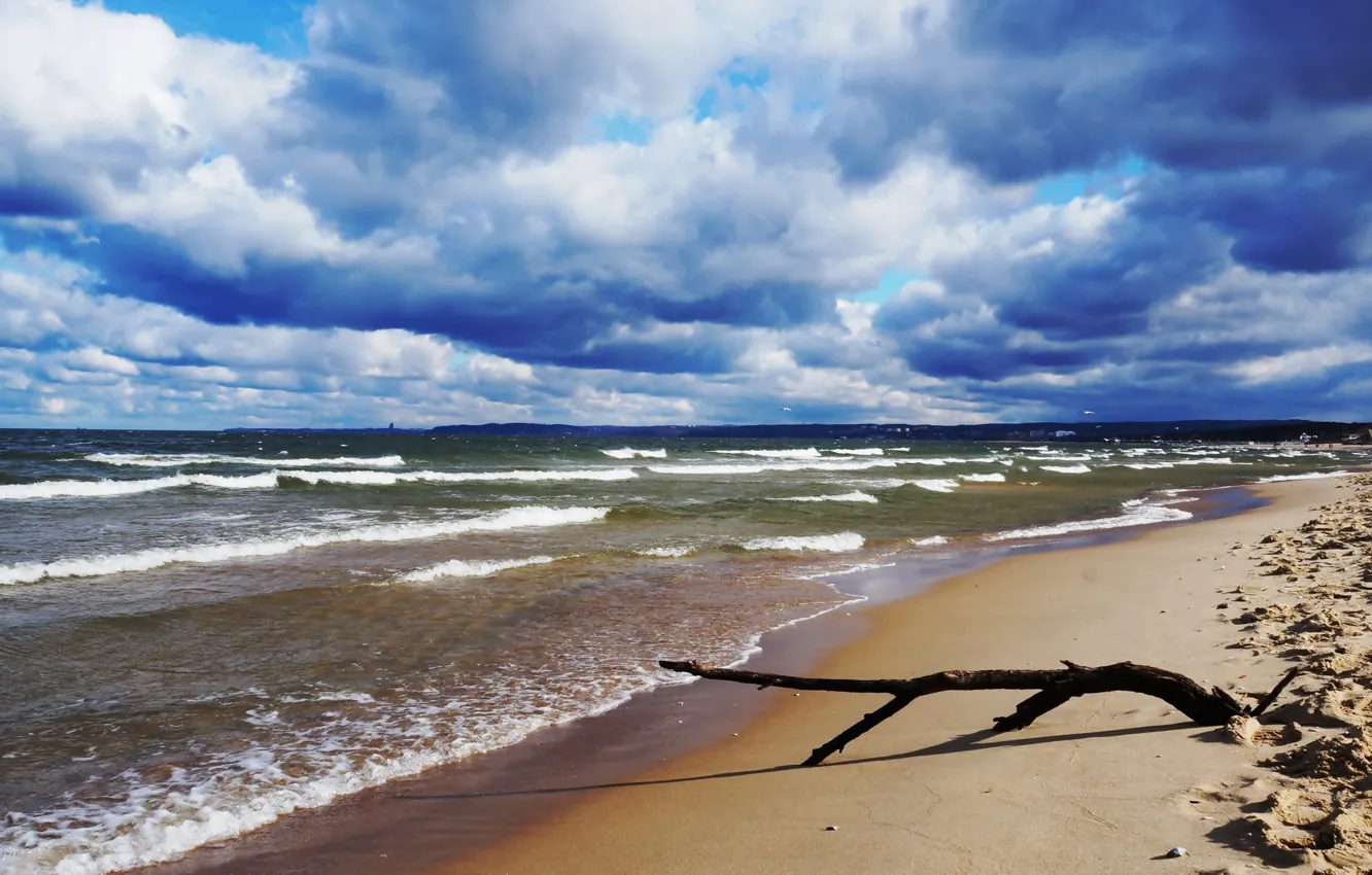 Photo wallpaper beach, sea, ocean