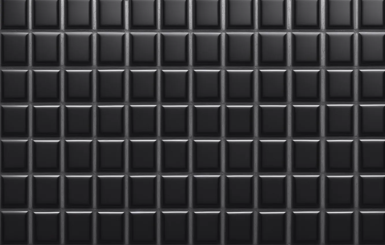 Photo wallpaper grey, background, Wallpaper, black, tile, squares, wallpaper, black background