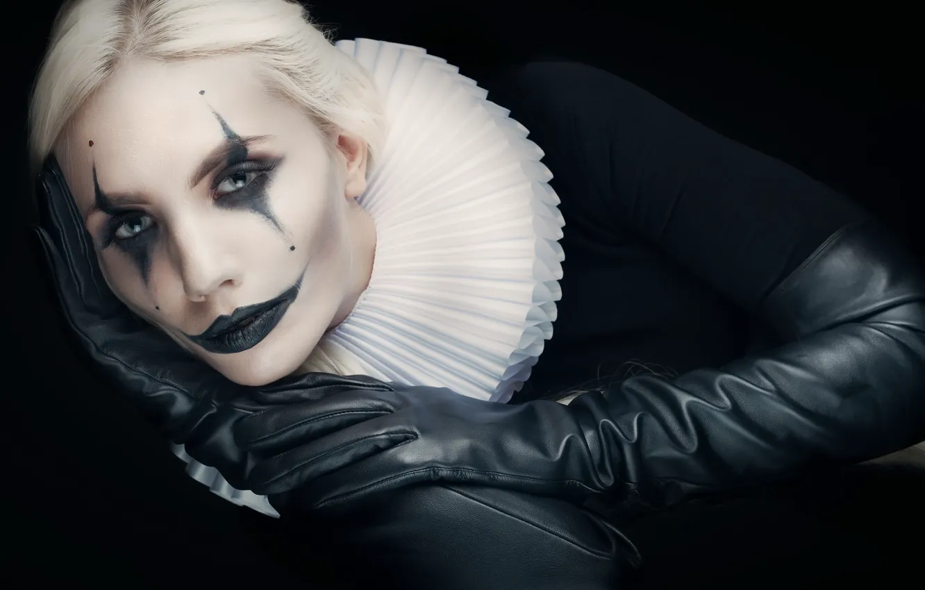 Photo wallpaper girl, portrait, makeup