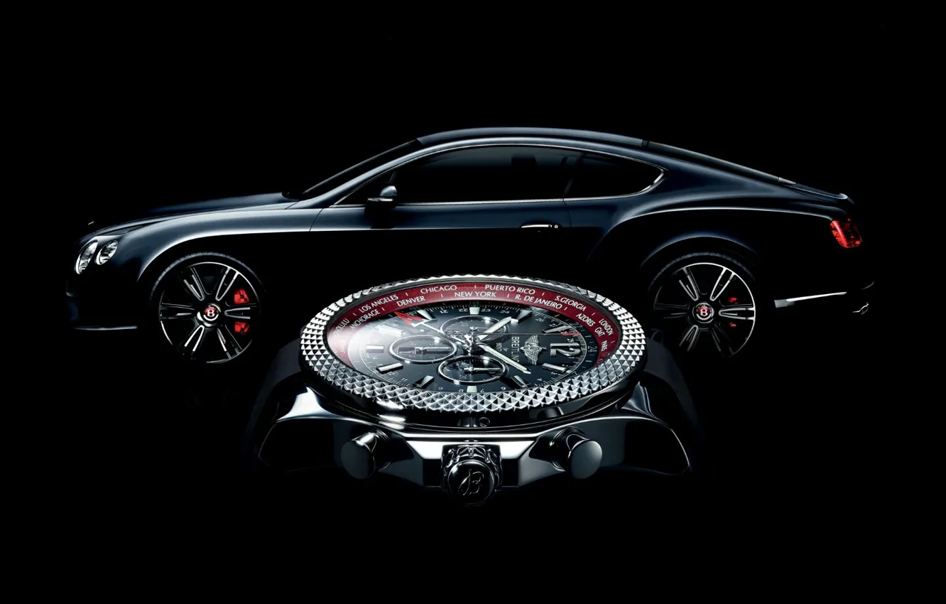 Photo wallpaper watch, Bentley, Breitling, Breitling for Bentley