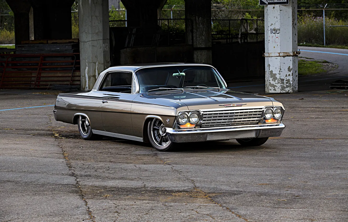 Photo wallpaper Car, Chevy, Impala, 1962 Year
