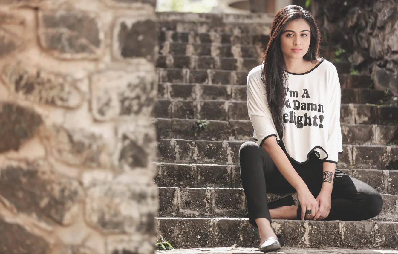 Photo wallpaper girl, hot, sexy, eyes, smile, beautiful, figure, model