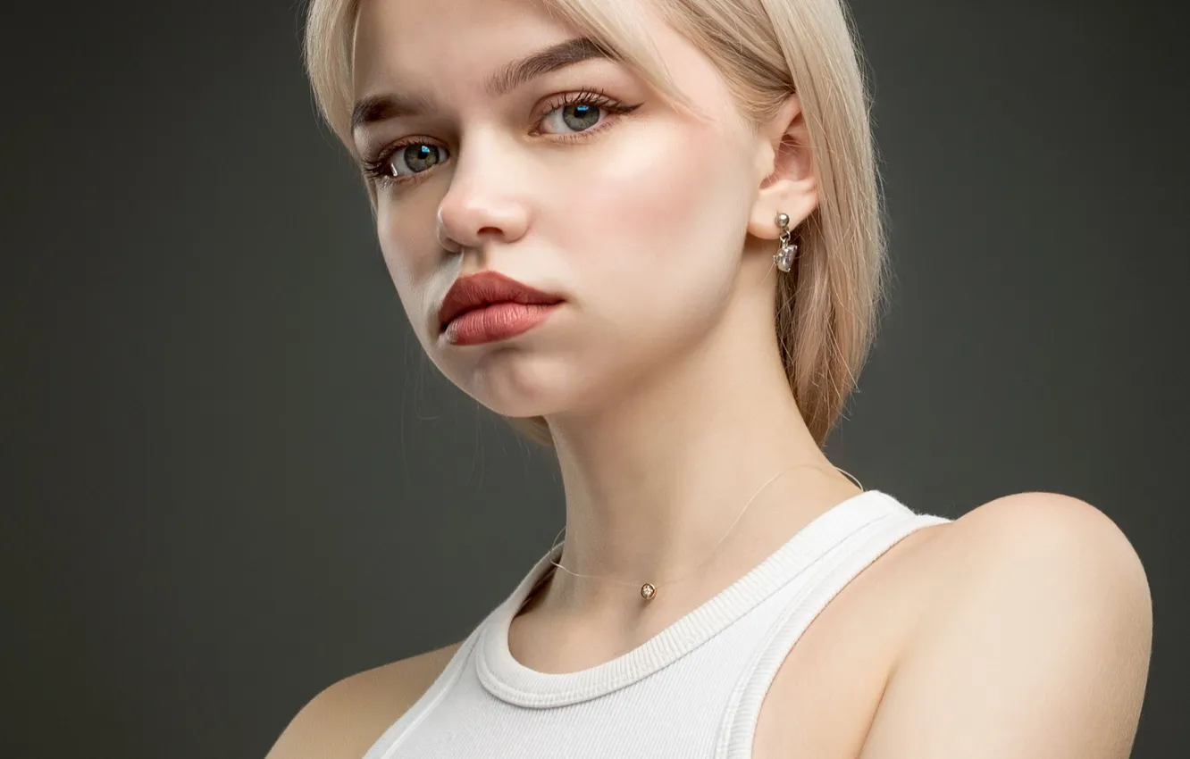 Photo wallpaper portrait, blonde, Maria, Evgeny Degtev