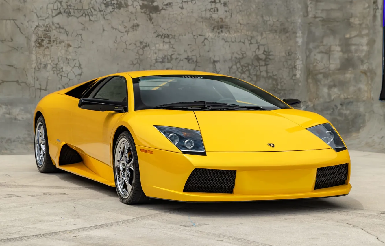 Yellow Lamborghini Murcielago