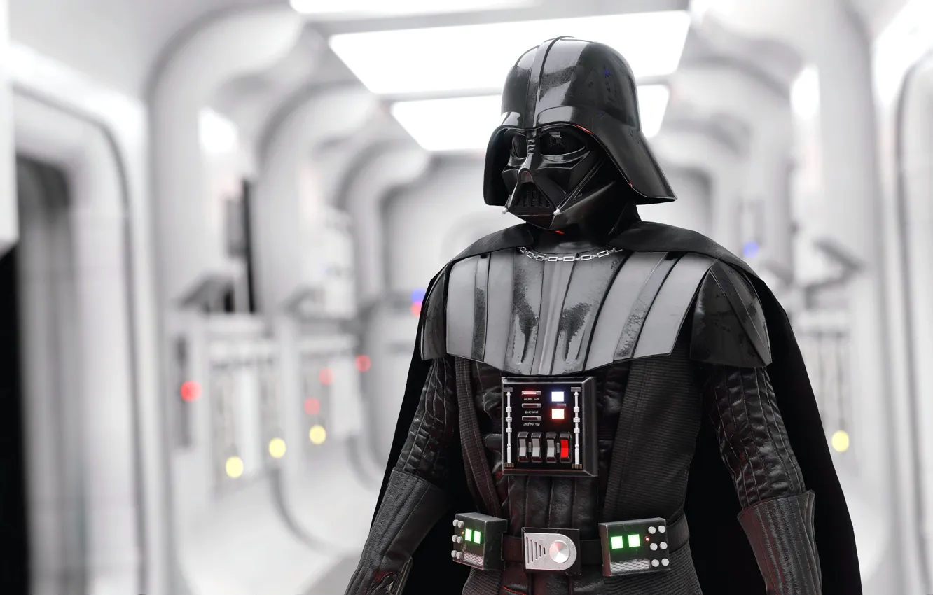 Photo wallpaper background, Star Wars, costume, helmet, Darth Vader, Star Wars Battlefront II