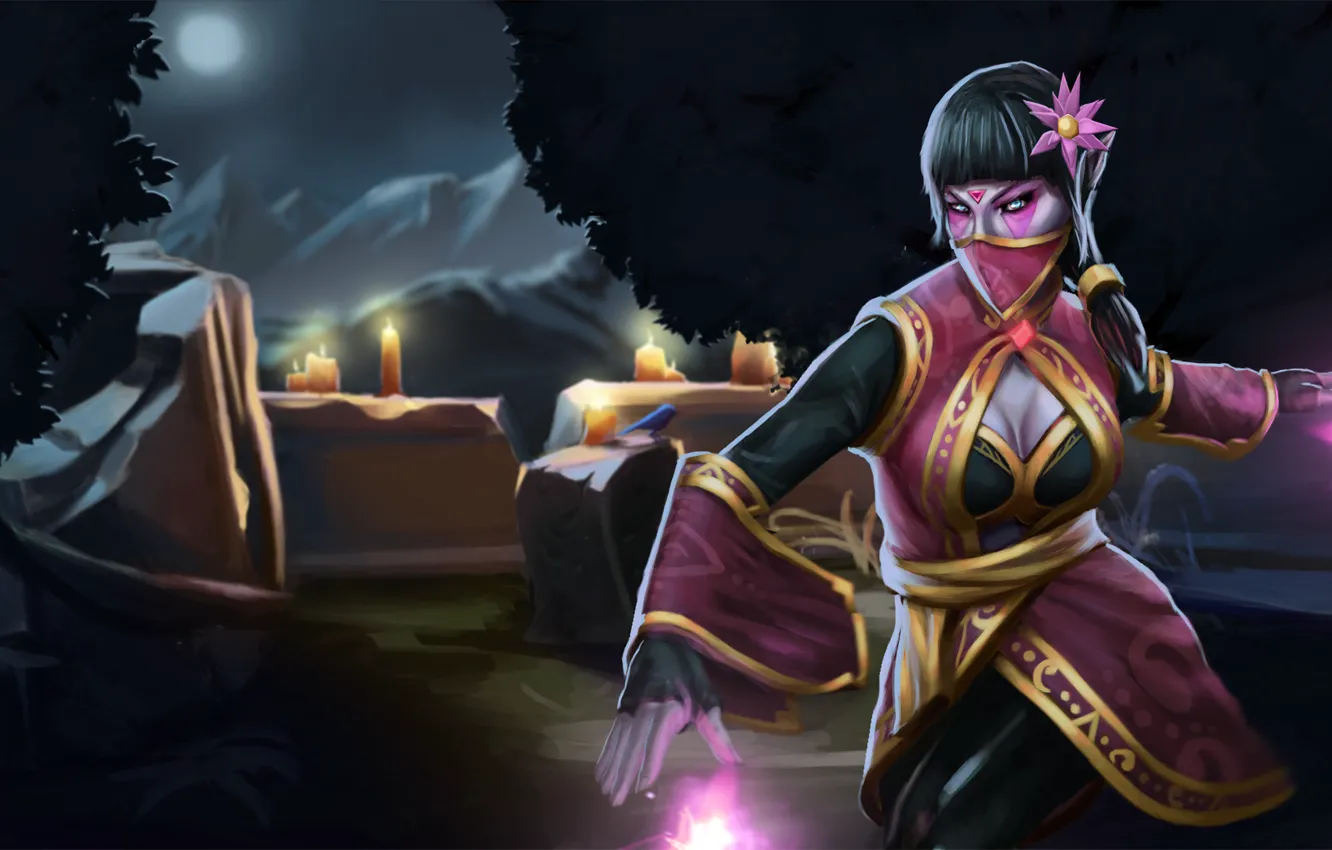 Photo wallpaper Valve, art, dota 2, Templar Assassin