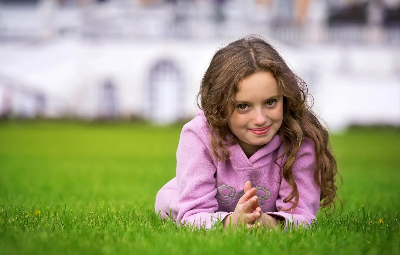 Photo wallpaper smile, mood, girl