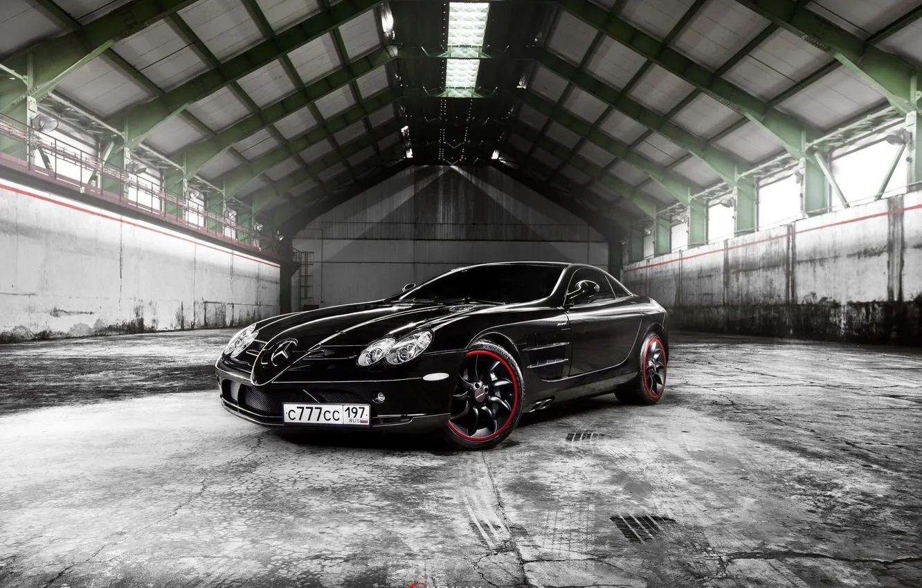 Photo wallpaper McLaren, SLR, Mercedes