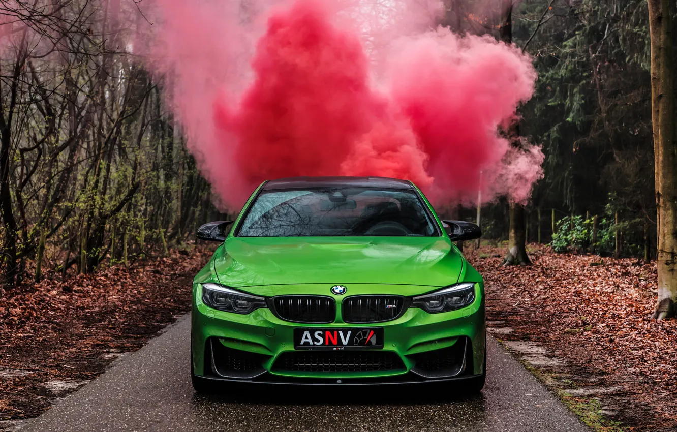 Photo wallpaper BMW, Green, M-Performance